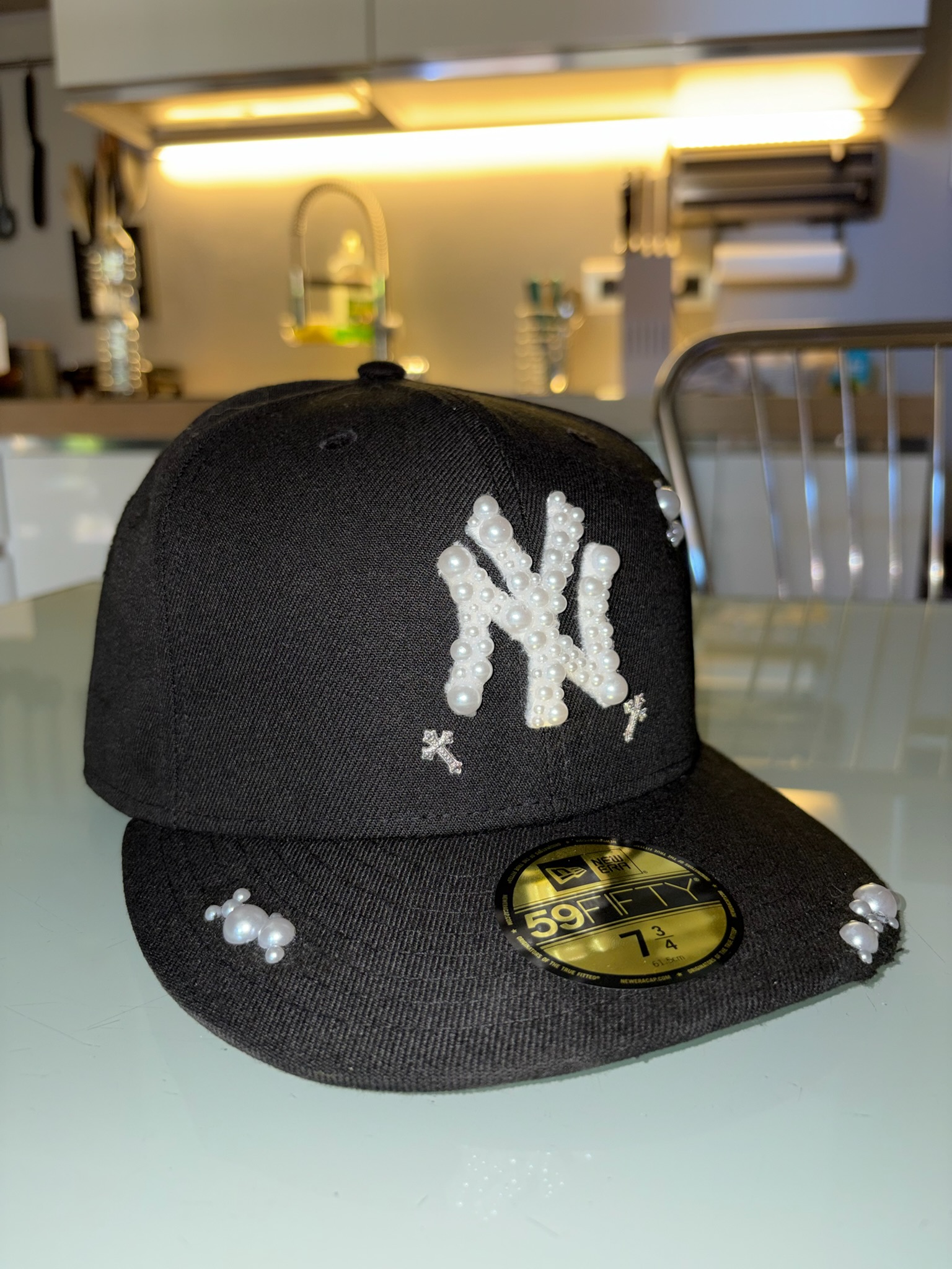 New York Yankees pearl custom - 2